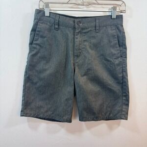 Volcom Frickin Modern Stretch Shorts Mens 28 Charcoal Gray Heather Chino Hybrid